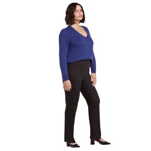 NWT Reitmans Petit Plus Bootcut Pull On Pants The Original Comfort Pant.